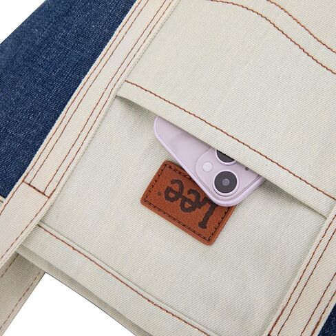 Lee Denim Tote Bag for Women Jean Purses and Handbags Denim Shoulder Bag in Saudi Arabia
