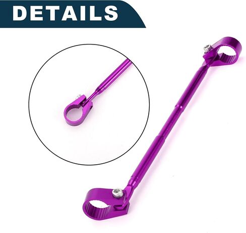 Motorcycle Motorcycle Handle Bracket Adjustable | Handlebars Motor Bike Handlebar Purple 1 Pcs in Saudi Arabia