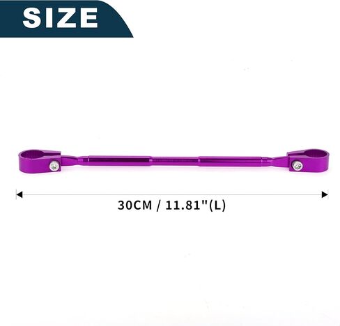 Motorcycle Motorcycle Handle Bracket Adjustable | Handlebars Motor Bike Handlebar Purple 1 Pcs in Saudi Arabia