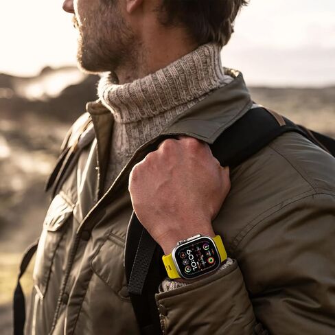 أحزمة Wepro الرياضية متوافقة مع Apple Watch Ultra 2/Ultra Band، متوافقة مع أحزمة ساعة Apple للرجال 49 مم 46 مم 45 مم 44 مم 42 مم، حزام سيليكون متين لسلسلة iWatch 10 9 8 7 6 5 4 SE 3 2 1 in Kuwait