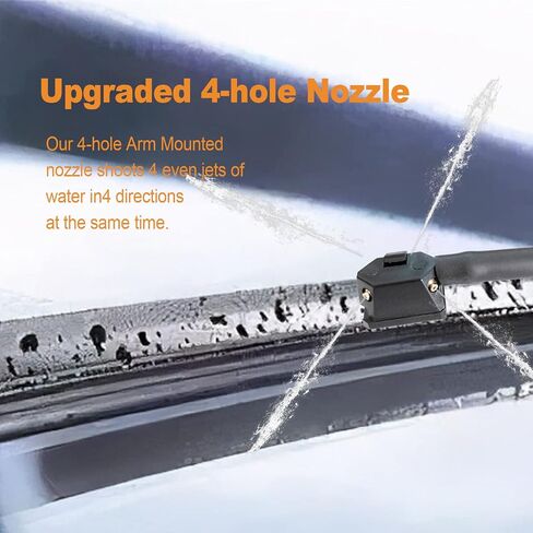 Car Windshield Washer Hose Kit, 4 Meter Washer Fluid Hose with 12PCS Wiper Tube Connectors for Windshield Repair, Windowscreen Soft Tube Jet for Most Car Window Glass Washing. in Saudi Arabia