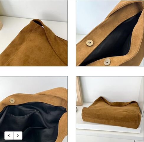 مترهل الجلد المدبوغ المتشرد حقائب النساء الهلال الحقائب حقيبة كتف Crossbody محفظة سروال قصير مقبض علوي كلية حقيبة يد in Saudi Arabia