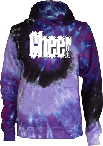 Cheerleading Tie Dye Sweatshirt - Cheer Logo in Kuwait