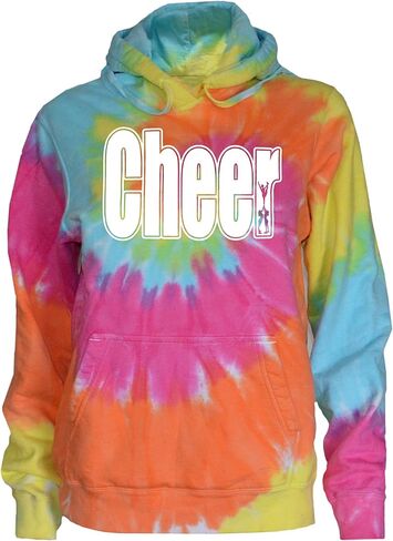 Cheerleading Tie Dye Sweatshirt - Cheer Logo in Kuwait