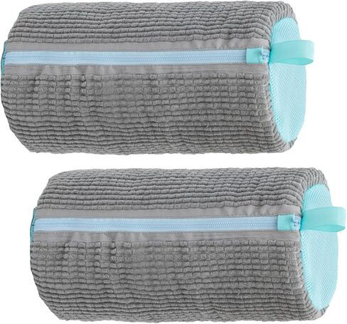 Shoe Washing Machine Bag Shoes Laundry Bag Shoe Washing Bag for Washing Machine Laundry Shoe Bag For Washer And Dryer Reusable Shoe Washing Bag for All Shoe Types And Sizes (YELLOW 2PCS) in Kuwait