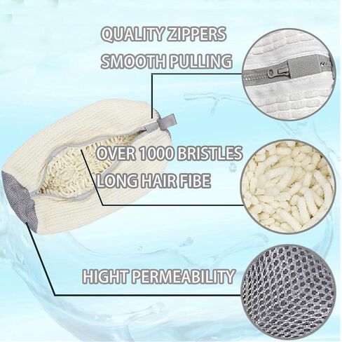Shoe Washing Machine Bag Shoes Laundry Bag Shoe Washing Bag for Washing Machine Laundry Shoe Bag For Washer And Dryer Reusable Shoe Washing Bag for All Shoe Types And Sizes (YELLOW 2PCS) in Kuwait