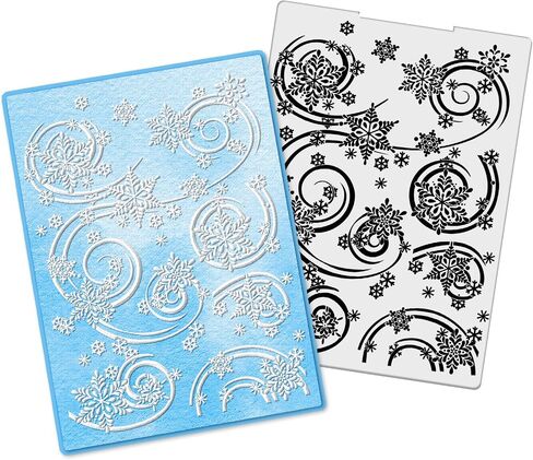 Hying Christmas Reindeer Plastic Embossing Folders for Card Making, 3D Textured Forest Embossing Folder DIY Craft Template Xmas Trees Folders for Scrapbooking Photo Album Supplies in Saudi Arabia