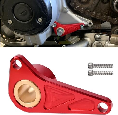 Canitu Shift Shaft Brace,Anodize CNC Billet Aluminum Shifter Support Holder Sprocket Cover Carrier with 2 Bolts Support Bracket for Kawasaki KLX110/L 2005-2023 (Green) in Saudi Arabia