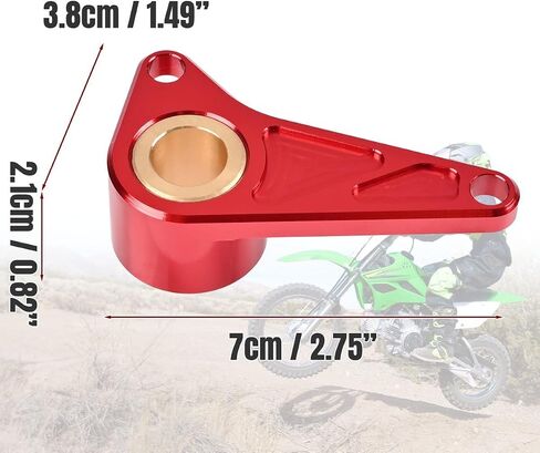 Canitu Shift Shaft Brace,Anodize CNC Billet Aluminum Shifter Support Holder Sprocket Cover Carrier with 2 Bolts Support Bracket for Kawasaki KLX110/L 2005-2023 (Green) in Saudi Arabia