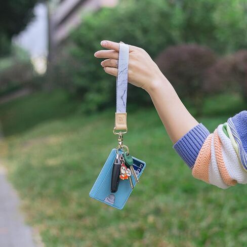 EcoVision Pack of 2 Keychain Lanyards for Keys, Wristlet Key Chains for Women, Key Holder Lanyards with 4 Keyrings. in Saudi Arabia