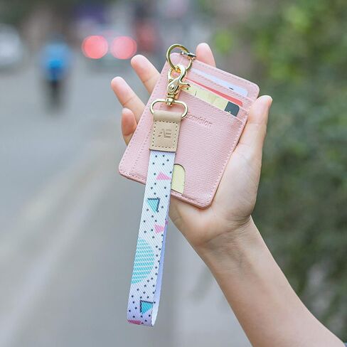 EcoVision Pack of 2 Keychain Lanyards for Keys, Wristlet Key Chains for Women, Key Holder Lanyards with 4 Keyrings. in Saudi Arabia
