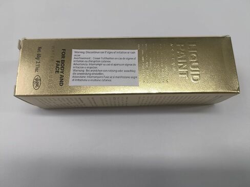 VIOLA HOUSE Face Body Paint, Silver Gold Body Paint, Washable Body Paint for Adults & Children, Halloween Christmas SFX Special Effects Makeup. 60g/2.11oz (Gold) in Saudi Arabia