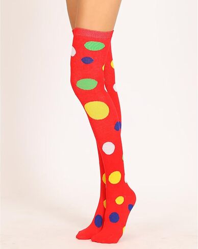 Womens Thigh High Socks Novelty Argyle Halloween Warm Leg Warmers Over-the-Knee-High-Socks in Saudi Arabia