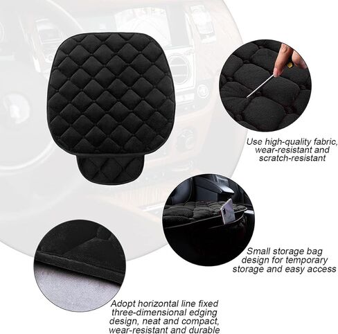 XINLIYA Seat Cover for Car, 2 Pack Car Front Seat Protector, Universal Seat Cushion for Most Cars, Vehicles, SUVs and More, Soft Comfort, Car Interior Accessories for Men Women (Gray) in Saudi Arabia