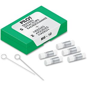 Pilot (70001) MS-10 Eraser Refill, Sold as Two Packs of Five: Total of 10 Each
