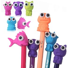 Mr. Pen- Animal Pencil Top Erasers, 60 Pack, Erasers, Pencil Eraser Tops, Pencil Toppers, Erasers for Pencils, Fun Erasers, Pencil Erasers Toppers, Cute Erasers for Kids, Easter Egg Fillers