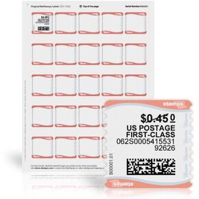 ملصقات NetStamp الأصلية 50 ورقة / 1250 ختمًا in Kuwait