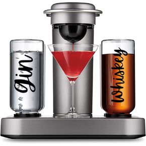 2 Sets Black Vinyl Label Stickers for Bartesian Cocktail Machine Glass Spirit Bottle