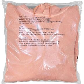 عبوة من 100 كيس من أكياس البوليستر الشفافة ذاتية الغلق من إنوفيتيف هاوس مع تحذير من الاختناق للتغليف ولاصق قوي دائم. كيس بلاستيك لشحن القمصان والملابس (18 × 24 بوصة) in Kuwait