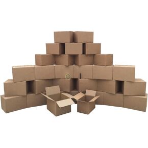 UBOXES Moving Boxes - Value Economy Kit #2 Qty: 30 Boxes & Moving Supplies, Corrugated, Model:Moving Boxes Kit in Kuwait
