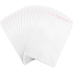 White Catalog 6x9 Envelopes Self Seal 250 PCS, Goefun Security Printable Envelopes 6x9 for Mailing - 100 GSM Paper