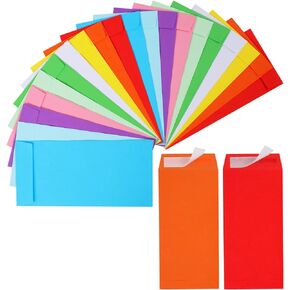Cash Envelopes -120 Envelopes Money Saving Challenge, 3.2x6.6inch Money Envelopes for Budgeting, Coins, Checks, Gift Cards & Tickets