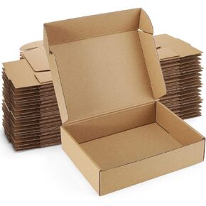 Shipping Boxes 6x4x3 inches Small Mailing Boxes 25 Pack White Cardboard Corrugated Box Mailers