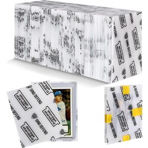 Trading Card Shipping Protectors 110 Pack 3.5'' x 4.5'' - Premium Ultra Strong Plastic Inserts Card Mailers - Precut Supply Sleeves for Sports MTG Cards Packaging - Flats for Card Breakers