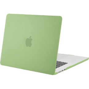 حافظة MOSISO متوافقة مع جهاز MacBook Air 15 بوصة إصدار 2023 2024 M3 A3114 M2 A2941 مع شاشة عرض شبكية العين السائلة ومعرف اللمس، غطاء حماية من البلاستيك الصلب، شفاف كريستالي