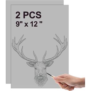 Yeaqee 2 Pcs Linoleum Block 8 x 10 Inch Rubber Linocut Block Linoleum Blocks for Printmaking Linoleum Carving Tools Lino Block for Engraving Art Project