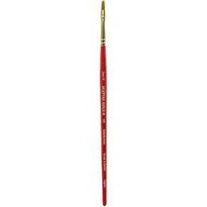 Winsor & Newton Sceptre Gold II Series 606 Short Handle Brush-Flat Wash ⅛, ⅛