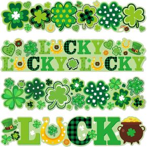 BeYumi 80Pcs Spring Green Plaid Bulletin Board Borders Spring Aesthetics Scalloped Plaid Border Trim Decor Springtime Themed Back to School Classroom Office Party Chalkboard Blackboard Decoration
