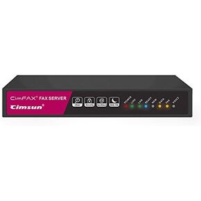 CimFAX H5 High Speed 33.6k Fax Server Auto Save FAX as PDF 100 Users Paperless Fax Machine Cost-Effective Fax Modem Fax Via Telephone Line (4GB)