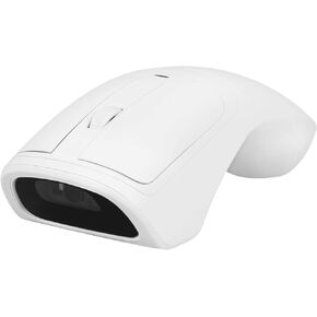 New Wireless Mouse Barcode Scanner, 2-in-1 Design 2D Handheld Barcode Scanner with Wireless Mouse Functions for POS System,Store,Supermarket, Warehouse.(Black)