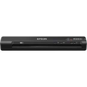 Epson Workforce ES-60W Wireless Portable Sheet-fed Document Scanner for PC and Mac 10.7" x 1.9" x 1.4"