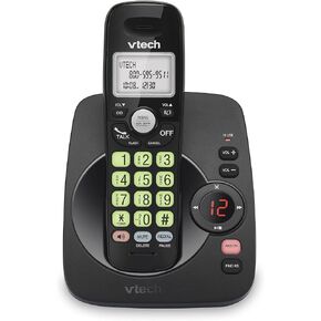 VTECH VG101-21 Two Handset Cordless Phone, Blue-White Backlit Display, Backlit Buttons, Full Duplex Speakerphone, Caller ID/Call Waiting