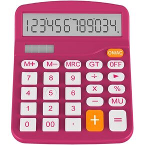Helect Calculator, Standard Function Desktop Calculator, Black