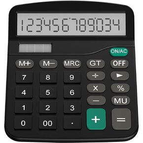 Helect Calculator, Standard Function Desktop Calculator, Black in Kuwait