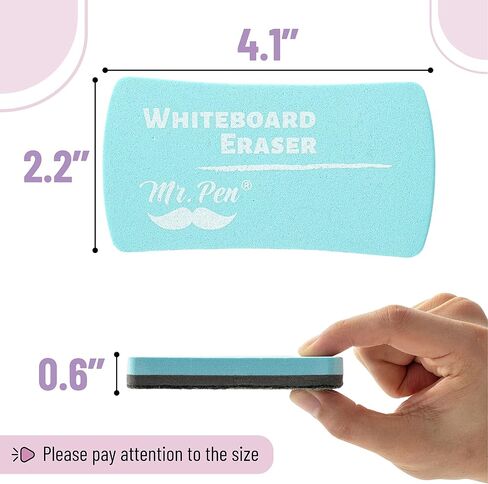 Mr. Pen- White Board Erasers, 8 Pack, Earthy Colors, Magnetic Dry Erase Eraser, Whiteboard Eraser, Dry Eraser, Dry Erase Erasers, Dry Erase Board Eraser, White Board Erasers Dry Erase, Dry Erasers in Saudi Arabia