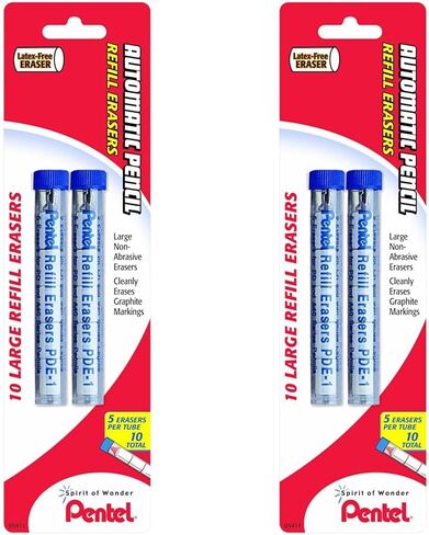 عبوات ممحاة Pentel® Quicker Clicker™، عبوة مكونة من 15 ممحاة in Saudi Arabia