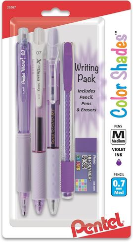 مجموعة الكتابة لظلال الألوان من Pentel - بنفسجي فاتح (BLBKALZBPV) in Saudi Arabia