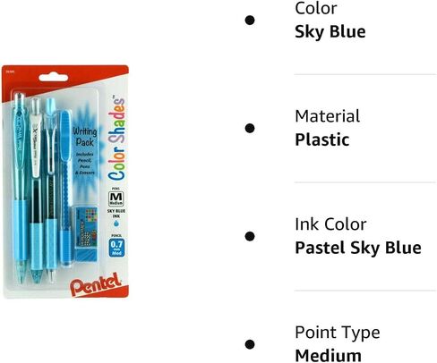 مجموعة الكتابة لظلال الألوان من Pentel - بنفسجي فاتح (BLBKALZBPV) in Saudi Arabia