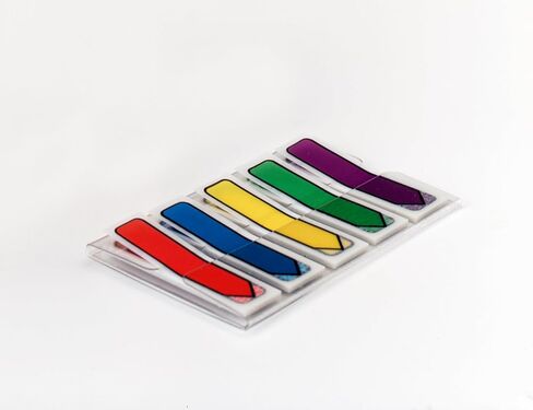 Post-it Arrow Flags, Assorted Primary Colors, .47 in Wide, 100/On-the-Go Dispenser, 1 Dispenser/Pack (684-ARR1) in Saudi Arabia