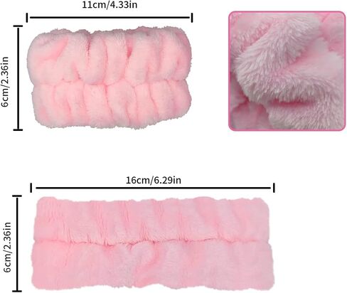 2 Pairs Wrist Washband for Women Washing Face, Wrist Spa Washband Absorbent Wristbands, Prevent Liquids from Spilling Down Your Arms in Saudi Arabia