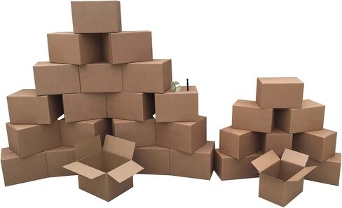 UBOXES Moving Boxes - Value Economy Kit #2 Qty: 30 Boxes & Moving Supplies, Corrugated, Model:Moving Boxes Kit in Saudi Arabia