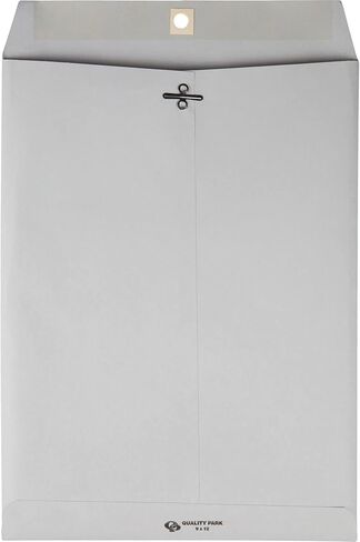 Quality Park Quality Park Executive Gray Gummed Clasp Envelopes (QUA38563), 6.5 x 9.5 Inches in Saudi Arabia