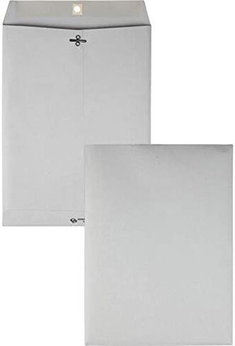 Quality Park Quality Park Executive Gray Gummed Clasp Envelopes (QUA38563), 6.5 x 9.5 Inches in Saudi Arabia