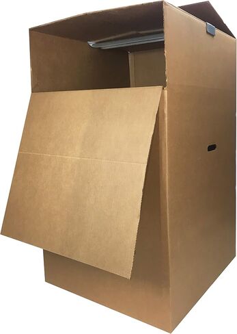 Uboxes صناديق متحركة حزم صناديق نقل خزانة الملابس 24x24x40 - حزمة من 3 in Saudi Arabia