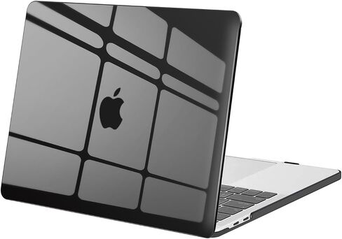 حافظة MOSISO متوافقة مع جهاز MacBook Pro 13 بوصة M2 2024، 2023، 2022-2016 A2338 M1 A2251 A2289 A2159 A1989 A1708 A1706 مع/بدون شريط لمس، غطاء حماية من البلاستيك الصلب، أسود مطفي in Kuwait