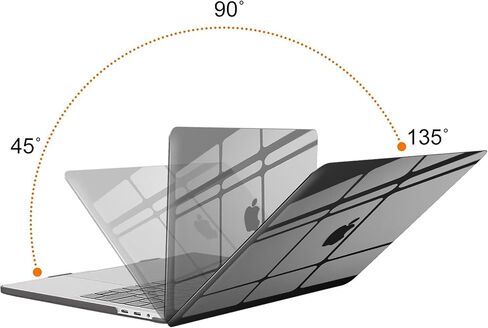 حافظة MOSISO متوافقة مع جهاز MacBook Pro 13 بوصة M2 2024، 2023، 2022-2016 A2338 M1 A2251 A2289 A2159 A1989 A1708 A1706 مع/بدون شريط لمس، غطاء حماية من البلاستيك الصلب، أسود مطفي in Kuwait